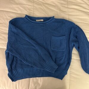 Moon & Madison Blue Knit Sweater
